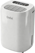 2500 Sq.Ft Dehumidifier, Max 50 Pint/D, Smart Compressor Dehumidifier with 2.8L Water Tank, 1-24H Timing, Auto Defrost, Automatic Cycle Dehumidification for Basement, Bathroom, Bedroom