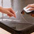 Clear Table Cover Protector 24x12'', Waterproof 1.5mm PVC Pad Tablecloth