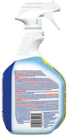 Clean-Up Disinfectant Cleaner with Bleach, 32oz Smart Tube Spray, 9/Carton