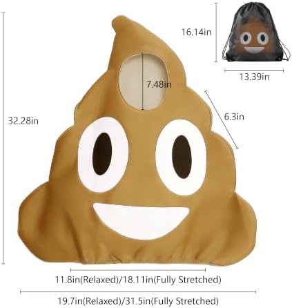 Poop costume for kids, Hilarious Halloween Costumes for Kids - Standout Outfit for Cosplay/Themed Parties/Performances//Family Holiday Gatherings