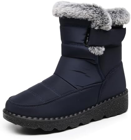 WYGRQBN Women's Winter Snow Boots Waterproof Non Slip Warm