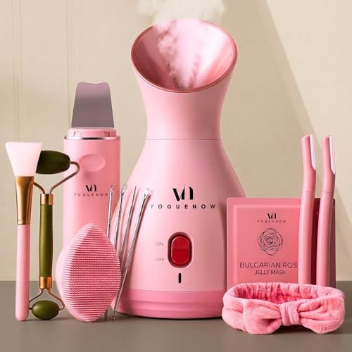 Facial Steamer Spa Kit with 17 Spa Tools for Complete At-Home Facial
