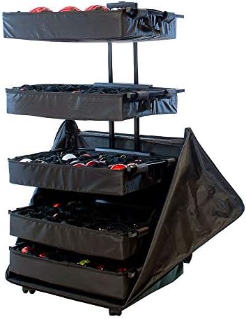 [TreeKeeper Telescoping Christmas Ornament Storage Box with Dividers] - Adjustable Organizer Holds 120 Ornaments up to 4 Inches Tall by Nearly Any Width and Length | 5 Removable Trays with Separators