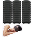 Eye Mask Sleep Masks Sleeping Mask Blindfold Eye Cover Team Building Games Party with Nose Pad and Adjustable Strap for Women Men Kids 4 Layers Black (30 Pack)