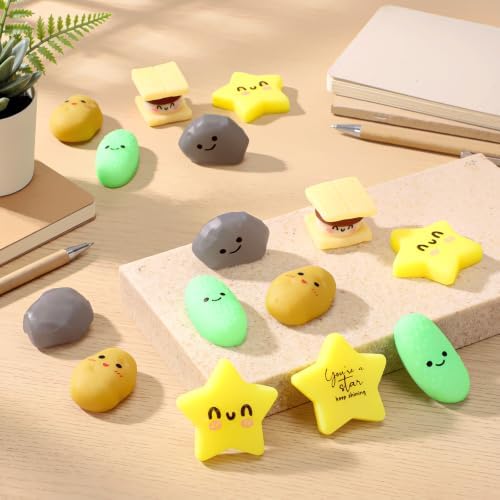 Thenshop 20 Pcs Appreciation Gifts Soft Balls Bulk Mixed 5 Styles