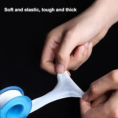 Teflon Tape, PTFE Sealant Tape Length 15 Meters, Width 16mm Suitable for Shower Head, Pipe Sealing and Thread Seal,10 Roll