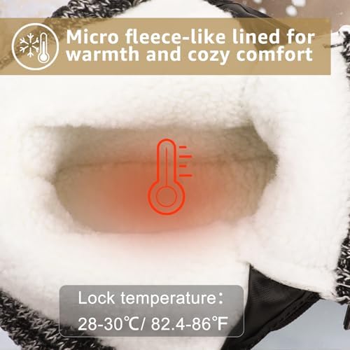 STQ Womens Winter Duck Boots Waterproof Cold Weather Snow Boots
