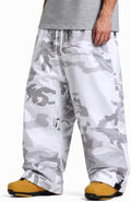 GSOU SNOW Mens Womens Baggy Snowboard Pants Loose Fit Ski Snow Pants