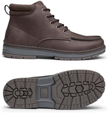 Rihero Men's Hiking Boots Fashion Casual Chukka Work Booties for Men