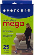 BAIJAC Replacemelt for Evercare Large Surface Mega Lint Roller Remover with Handle, 25 Layers