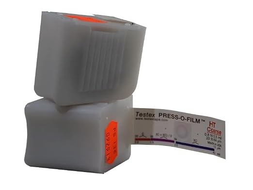 Press-O-Film Replica Tape Coarse Grade 0.8–2.5 Mils (20–64 Microns) Surface Profile Test Tape – ASTM D4417 Method C – Blast Surface Measurement – Roll of 50 Pieces