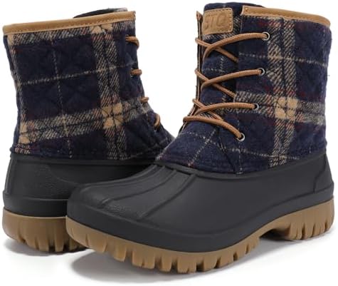 STQ Duck Boots for Women Waterproof Winter Boots Insulated Snow Boots