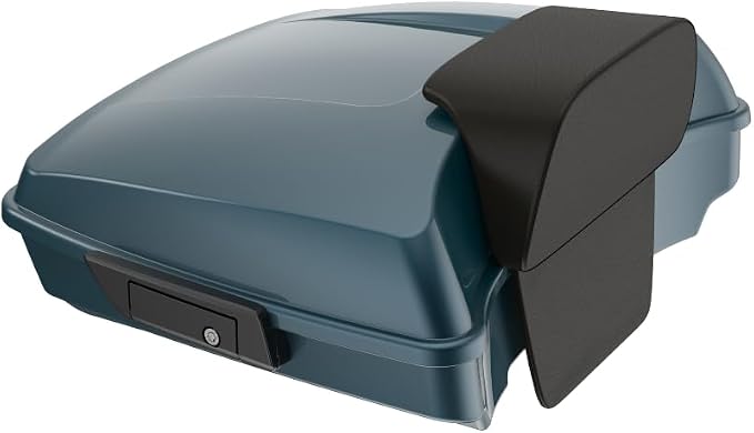 Advanblack Road Glide Tour Trunk Pack Spruce Razor Tour Trunk Pack Backrest Pad for '97-'25 Harley Touring Road King Street Glide Electra Glide CVO models