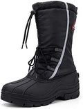 ALEADER Men's Winter Waterproof Insulated Shell Warm Inner Comfortable Outdoor Snow Boots