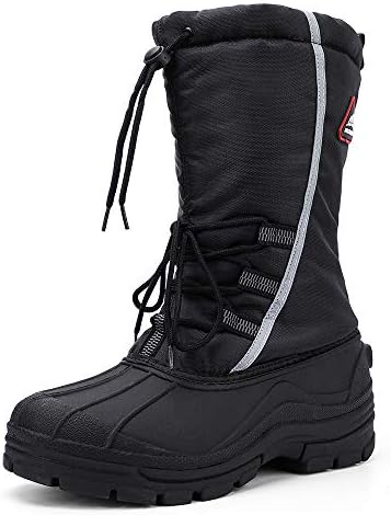 ALEADER Men's Winter Waterproof Insulated Shell Warm Inner Comfortable Outdoor Snow Boots