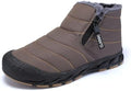 Jakcuz Women Snow Boots Water-resistant Side Zipper