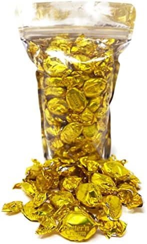 Butter Cream Hard Candy, 75 Pieces, Old Fashioned Butterscotch, 14 Oz