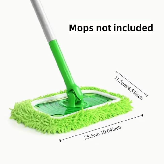 12Pcs Microfiber Mop Pads Compatible with Swiffer Sweeper 12 Pack Dry Sweeping Cloths & Wet Mopping Cloths Washable Wet Pads Refill for Mopping Floors