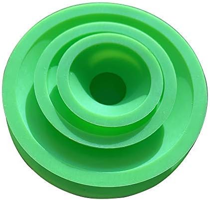 Green Piece® Glass Cleaner (Made in USA) - 2 of the 16 oz bottles with a Set of 3 Silicone Plugs and a 5 Piece Mini Metal Nylon Brush