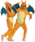 Disguise Pokemon Charizard Costume for Kids, Official Charizard Pokemon Hooded Jumpsuit, Child Size (7-8)