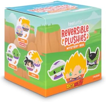 TeeTurtle Dragon Ball Z Series Reversible 3 Inch Plushie Mystery Box