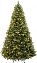 Hykolity 7 ft Prelit Artificial Christmas Tree with 300 Warm White LEDs