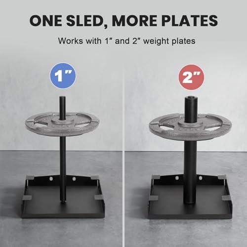 LIONSCOOL Weight Sled for Training, Speed and Strength Workout Sled with Pulling Belt or Harness