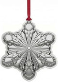 Wallace 2026 Silver-Plated Snowflake Ornament 6th Edition Annual Collectible - Keepsake Box and Velvet Pouch Included - Holiday Tree, Mantel, and Gift Decoration
