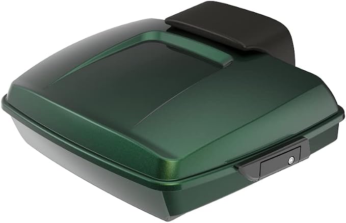 Advanblack Road Glide Tour Trunk Pack Hard Candy Chameleon Razor Tour Trunk Pack Backrest Pad for '97-'25 Harley Touring Road King Street Glide Electra Glide CVO models