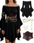 Renaissance Costume Women Pirate outfit Ren Fairy Dress Halloween Costume