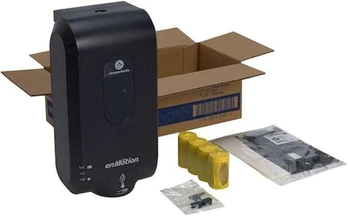 GP enMotion Gen2 Automated Touchless Soap & Sanitizer Dispenser, Black 52057