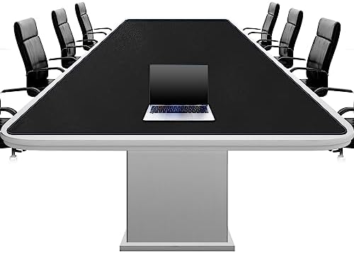 CENNBIE MAX220 86.6" x 39.4" Leather Desk Mat Protector, Extra Large Leather Desk Pad for Full Desk - XXL Super Large Mouse Pad (Black)