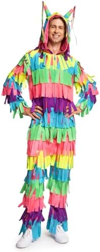 Tipsy Elves Men's Pinata Jumpsuit Halloween Costume for Adults