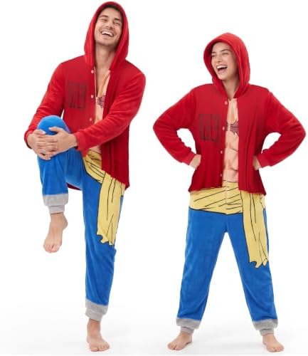 Get Trend Pokemon Anime | One-Piece Pajamas for Men Teens, S-2XL