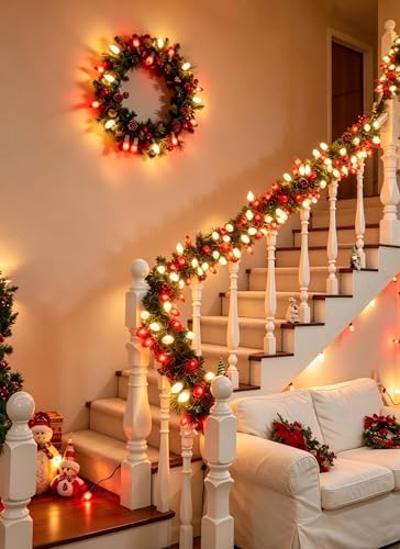 Vintage Christmas Lights Outdoor, 150Ft C9 String Lights with 75 LED Bulbs
