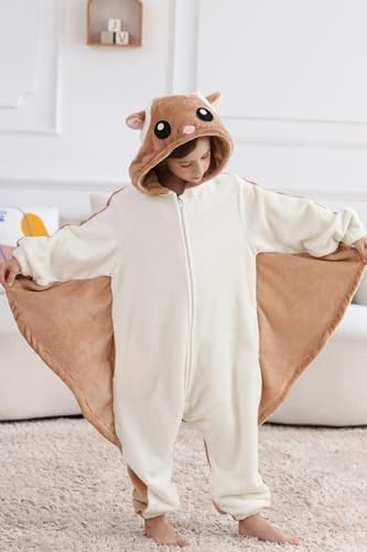 One Piece Pajamas Animal Kids Onesie, Animal Pajamas Halloween Cosplay Costume for Girls Boys
