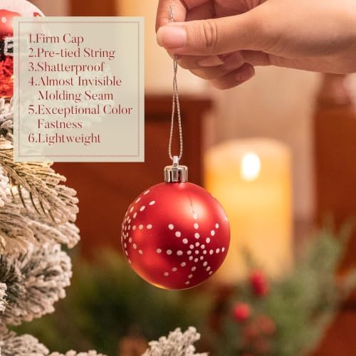 Valery Madelyn 70ct Christmas Ball Ornaments Tree Decorations Set