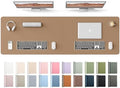 YSAGi Leather Desk Protector, Office Mat, Large Mouse Mat, Non-Slip PU Leather Blotter, Laptop Desk Mat, Waterproof Writing Pad for Office and Home(Khaki, 63" x 17.2")