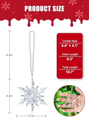 Crystal Snowflake Ornament 2026