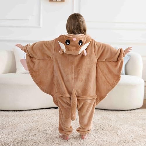 SimZoo Kids Animal Onesie Pajamas Halloween Costumes Cosplay 4-13Y