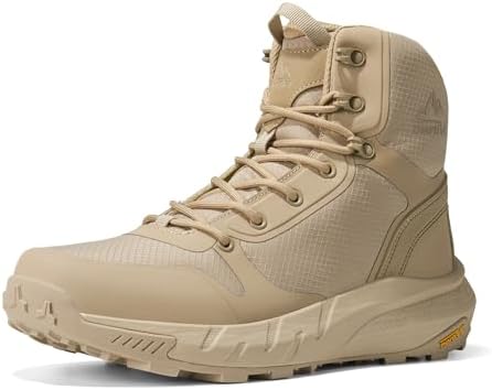 NORTIV 8 Men's Military Tactical Boot Zipper Lightweight
