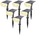 Linkind Solar Lights Outdoor Waterproof LED Spotlights Warm White 6 Pack
