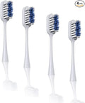 4-Pack Pop Sonic Replacement Toothbrush Heads - Compatiable w/Go Plus - Toothbrush Head w/Super Soft Dupont Tynex Nylon Bristles
