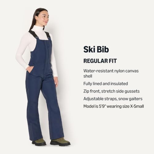 Amazon Essentials Women's Regular-Fit Water-Resistant Insulated Ski Bib