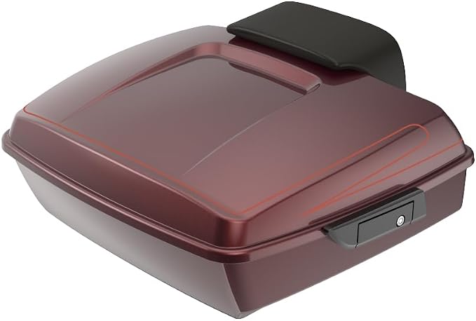 Advanblack Road Glide Tour Trunk Pack Copperhead Razor Tour Trunk Pack Backrest Pad for '97-'25 Harley Touring Road King Street Glide Electra Glide CVO Models