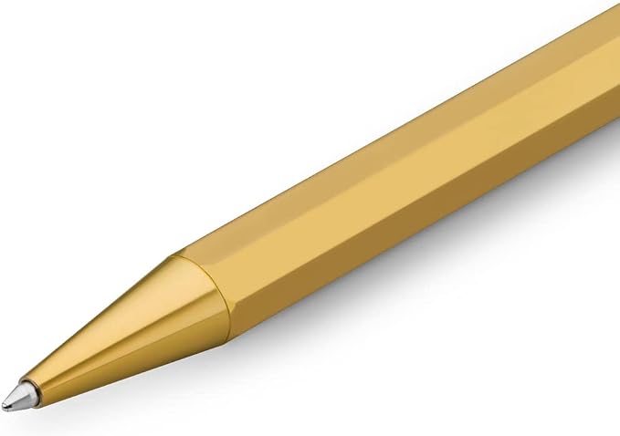 Kaweco PS-BPBR Ballpoint Pen, Oil-Based, Special Brass