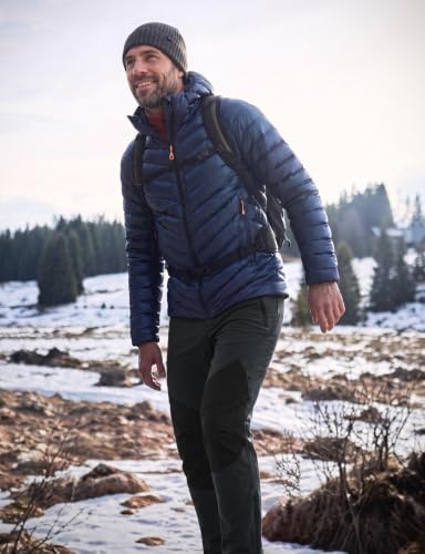 Moosehill Mens Fleece-Lined Snow Pants: Extended Leg Zippers