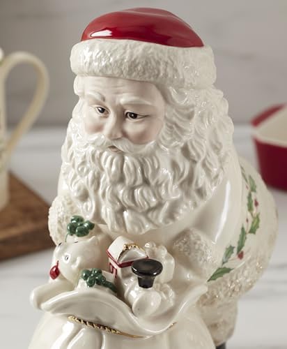 Lenox Holiday Serveware Collection, Porcelain Tableware & Entertaining Pieces, Treat Jar
