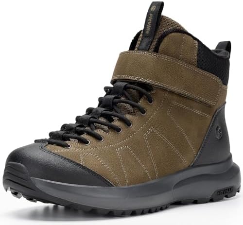 FitVille Wide Winter Boots for Men Warm Fur Lined Snow Boots