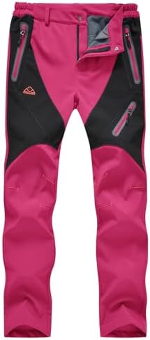 Rdruko Women's Snow Pants Waterproof Insulated Fleece Thermal Ski Hiking Snowboard Pants